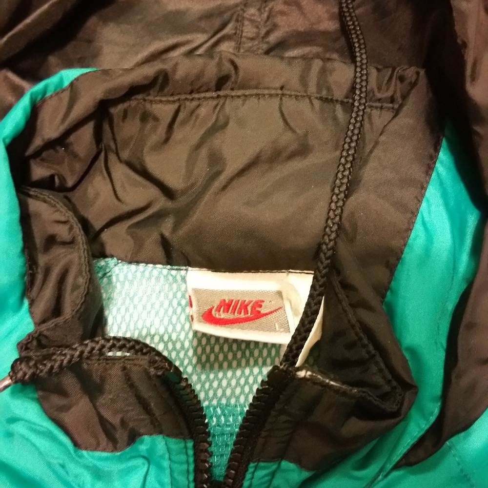 Vintage Throwback Teal Nike Windbreaker Jacket - Picture 2 of 6